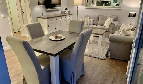 2-room / approx. 55 sqm / furnished apartment / Hamburg / terrace & garden - from 01.06.2025