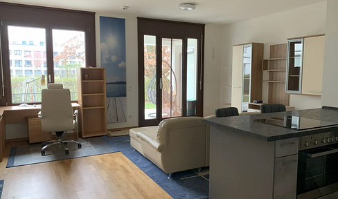 Furnished apartment with garden