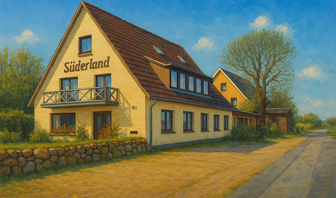 8 apartments for rent individually or as a package - quiet Westerland with parking lot