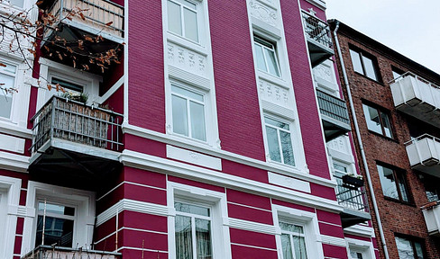 2 room app. in Wilhelminian style building HH Eimsb. brokerage free