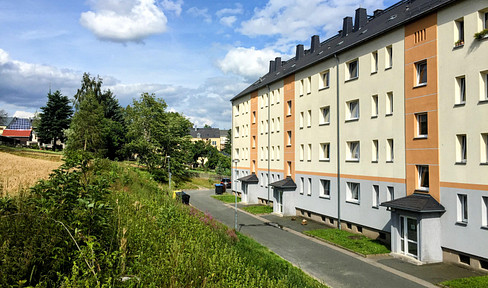 Elterlein/Dream Erzgebirgsblick/TOP renovated sunny 3-room new build/balcony/bathroom window/fireplace