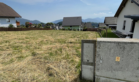 Sunny Almenland building plot with Schöckl view