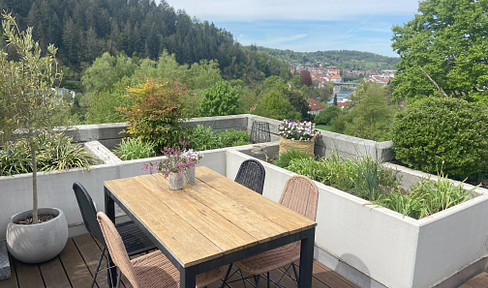 Exklusive Terrassenwohnung im Penthousestil mit atemberaubender Aussicht