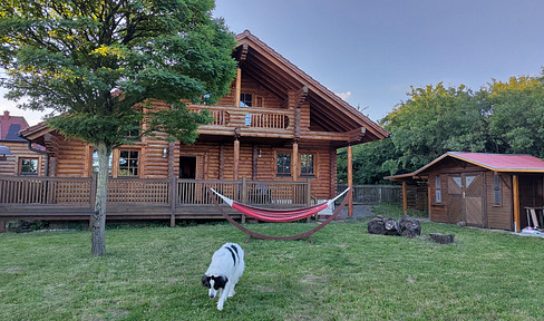 Finnish log cabin in the Auetal