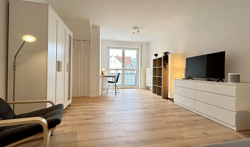 Stylisches 1-Zimmer-Apartment mit Balkon & Tiefgarage – Renoviert, neu möbliert & vollausgestattet!