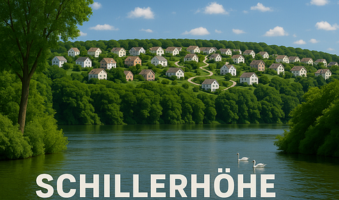 990 sqm recreational plot on the Schillerhöhe between forest and water