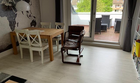 3-room apartment with fitted kitchen from 2022 and loggia/balcony (WITHOUT estate agent's commission)