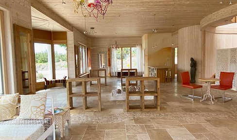 Unique office/business premises in the Allgäu near Kempten, lake and mountain views and business fengshui