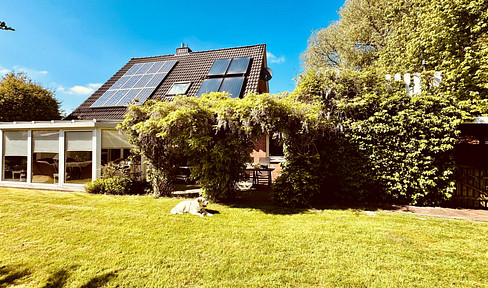 Detached house North Sea Hage commission-free, ready to move into, PV, sauna etc.