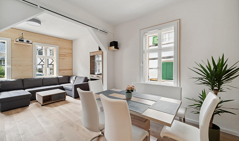 High-quality renovated, fully furnished and fully equipped half-timbered house for up to 8 people