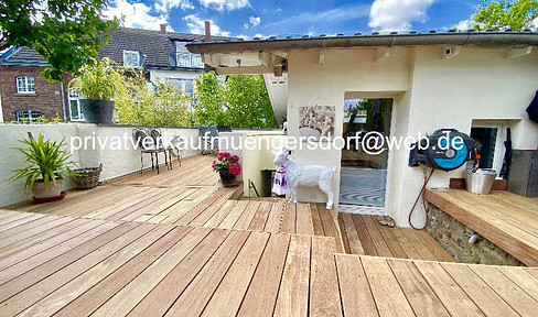 PRIVATE SALE! Refurbished EFH/ZFH + "high garden" in prime location of Alt-Müngersdorf! Individual PUR!