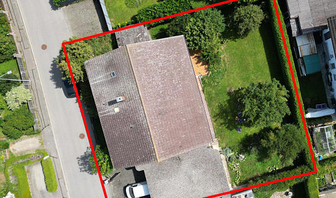For sale Sunny 775 m² plot Schwindegg with existing ZFH