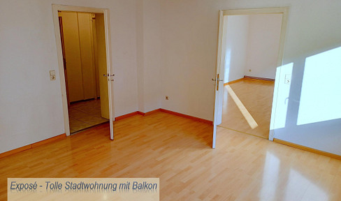 Bezugsfrei: Attraktive 3-Zimmer-Wohnung mit Balkon im 1. OG – Von Privat