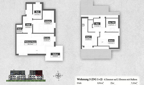 Unique family home on two levels - generosity with an extraordinary signature