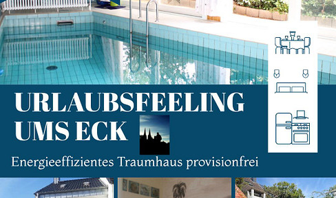 Top-class house with indoor pool - special features - commission-free