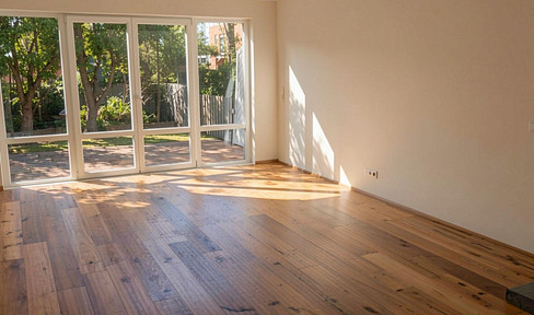 Gartenwohnung mit Reihenhauscharakter - ruhig und sehr zentral