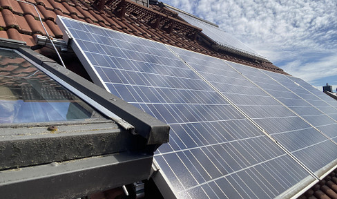 Fully rented apartment building with photovoltaic and solar system