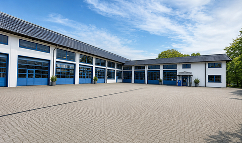 Flexible commercial property location near Parchim | Warehouses from 200 m² plus spacious outdoor areas.