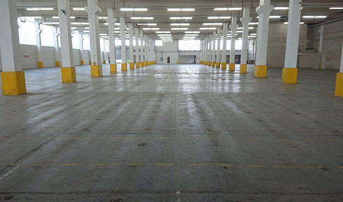 Warehouse/logistics space approx. 10400 m² / divisible / top location at the main station - FREE OF PROVISION!