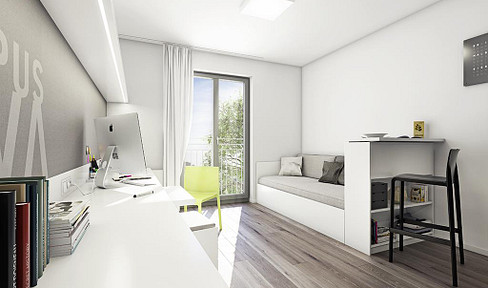 From private owner! Built in 2019: Top apartment with its own subway station to the university (U3)!!!
