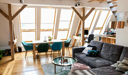 From private: Luxurious top-floor maisonette apartment with two roof terraces in Steglitz