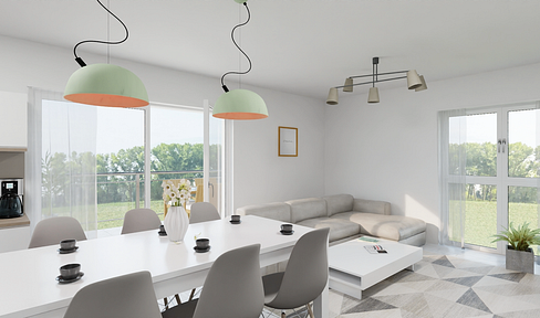 Stilvolle 4,5-Zi.-OG-Wohnung in Ergenzingen – hell, modern, mit Balkon & VVS-Bahnhof in 5 Gehmin.