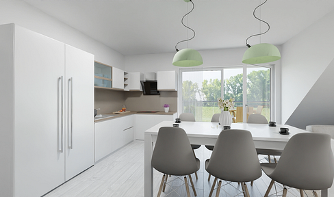 Space for the whole family - 6.5-room maisonette in Ergenzingen with balcony & public transport in 5 minutes' walk.