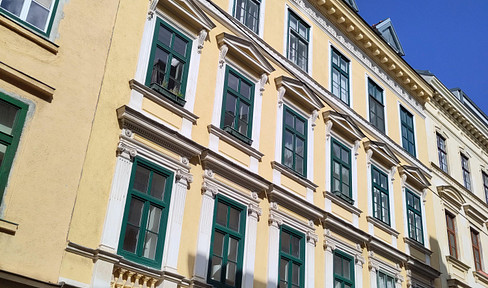 Altbaumaisonette inkl. gesamtem Dachboden und Terrasse. Ruhelage im 6. Ohne Maklergebühr!