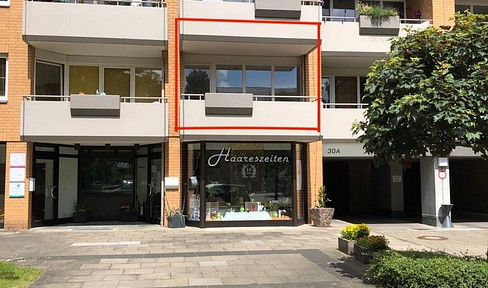 Modern 1-room apartment with EBK, balcony & underground parking space in Lübeck-St.