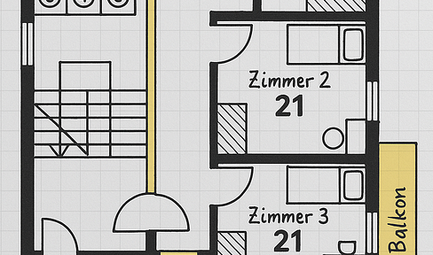 Kapitalanlage Dreizimmerwohnung,saniert und vermietet