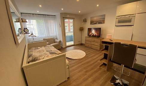 Charming 1 room apartment with balcony -furnished-