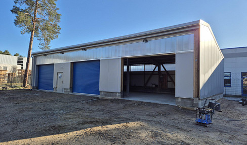 Rent of a warehouse, commercial hall in Borkheide