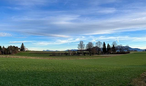 Baugrundstück mit Bergblick in Breitbrunn am Chiemsee