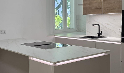 Exquisite 3-room apartment with Miele designer kitchen - without commission
