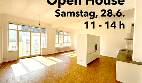 Helles Loft-Apartment mit TG-Stellplatz-Option; frei ab sofort