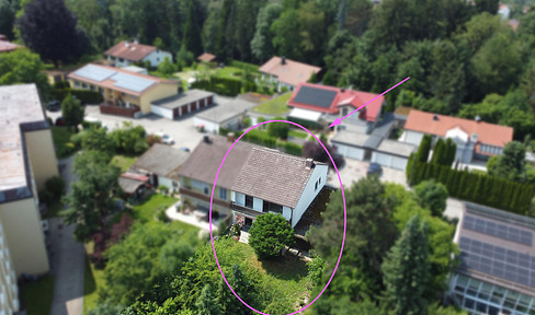 Solid semi-detached house with south-facing garden