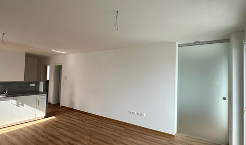 Moderne 3 Zimmer Wohnung mit unverbautem Ausblick, Glasdesign & Einbauküche
