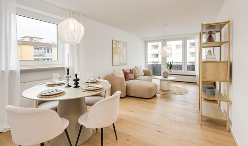 Your new home in Schwabing: quiet 2-room apartment, freshly renovated & ready to move into
