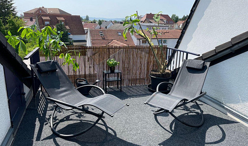 2 ZKB apartment 59qm with EBK, terrace, air conditioning, underfloor heating & parking space in Schifferstadt