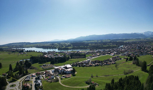 Building plot on the quiet outskirts of Lechbruck am See