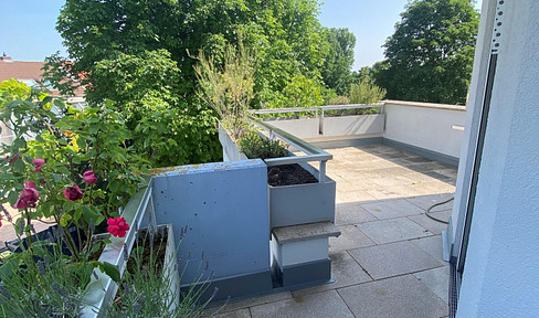 Charming 3-room top-floor apartment with roof terrace in LU-Oggersheim