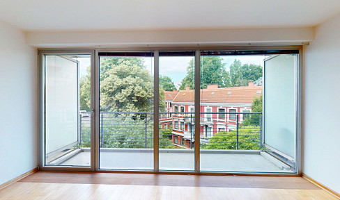 1-room apartment with balcony and underground parking space in Eppendorf - also ideal as an investment