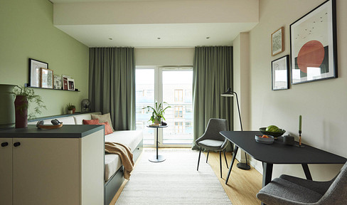 Beautiful 1-room apartment on the Spree - perfect for professionals, students & expats