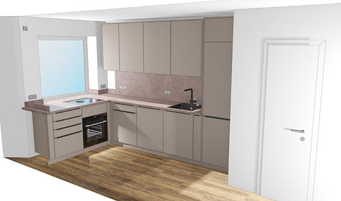 First occupancy after extensive refurbishment, garden apartment near UKE, suitable for shared apartment, EBK, terrace