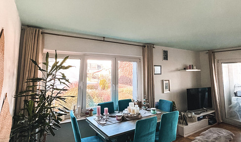Renovated 3-room apartment in Wallhausen (Constance) with balcony & garden