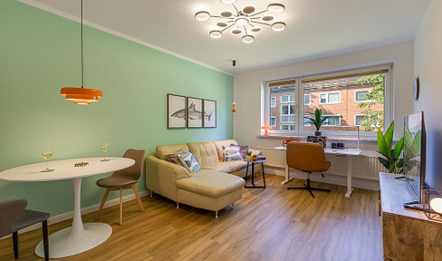 Living without compromise - freshly renovated 2-room apartment with feel-good factor in Kiel-Wellingdorf