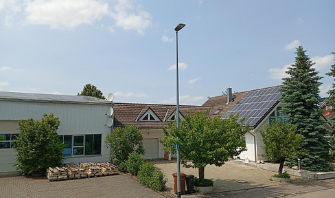 Zweigenerationshaus & Gewerbehalle | 1.920 m² Grundstück | 1.440 €/umbauter m²