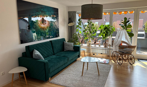 Wunderschöne 4-Zimmer-DG-Wohnung mit 2 Dachterrassen in Karlsfeld vor den Toren Münchens