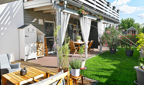 First floor terrace apartment with garden in a quiet, central location in Bad Salzungen