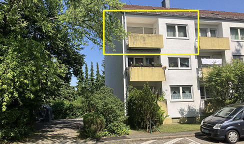 Quietly located 2-room apartment with balcony and underground parking space in Fürth